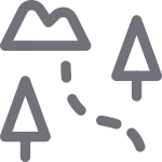 Hiking SVG Icon
